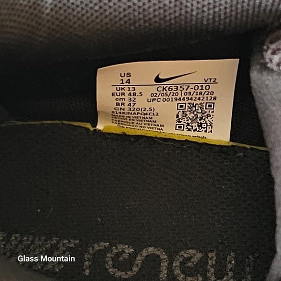 SOLD - Nike Renew Elevate Men's Black Basketball Sneaker Shoe CK6537-010 - Picture 8 of 10